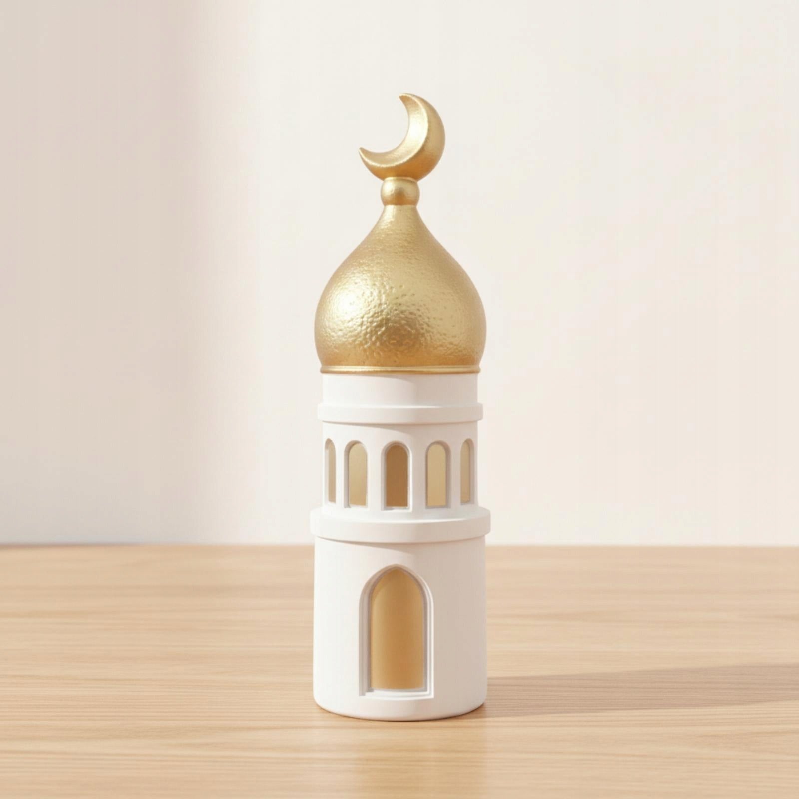 Mosque Decor with Crescent Moon Decorative Mosque Ornament Castle Style G Medical device type accessories for a medical device or a product without an intended medical purpose