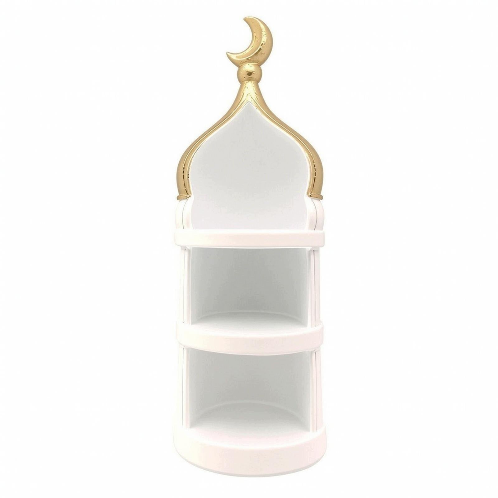 Mosque Decor with Crescent Moon Decorative Mosque Ornament Castle Style G