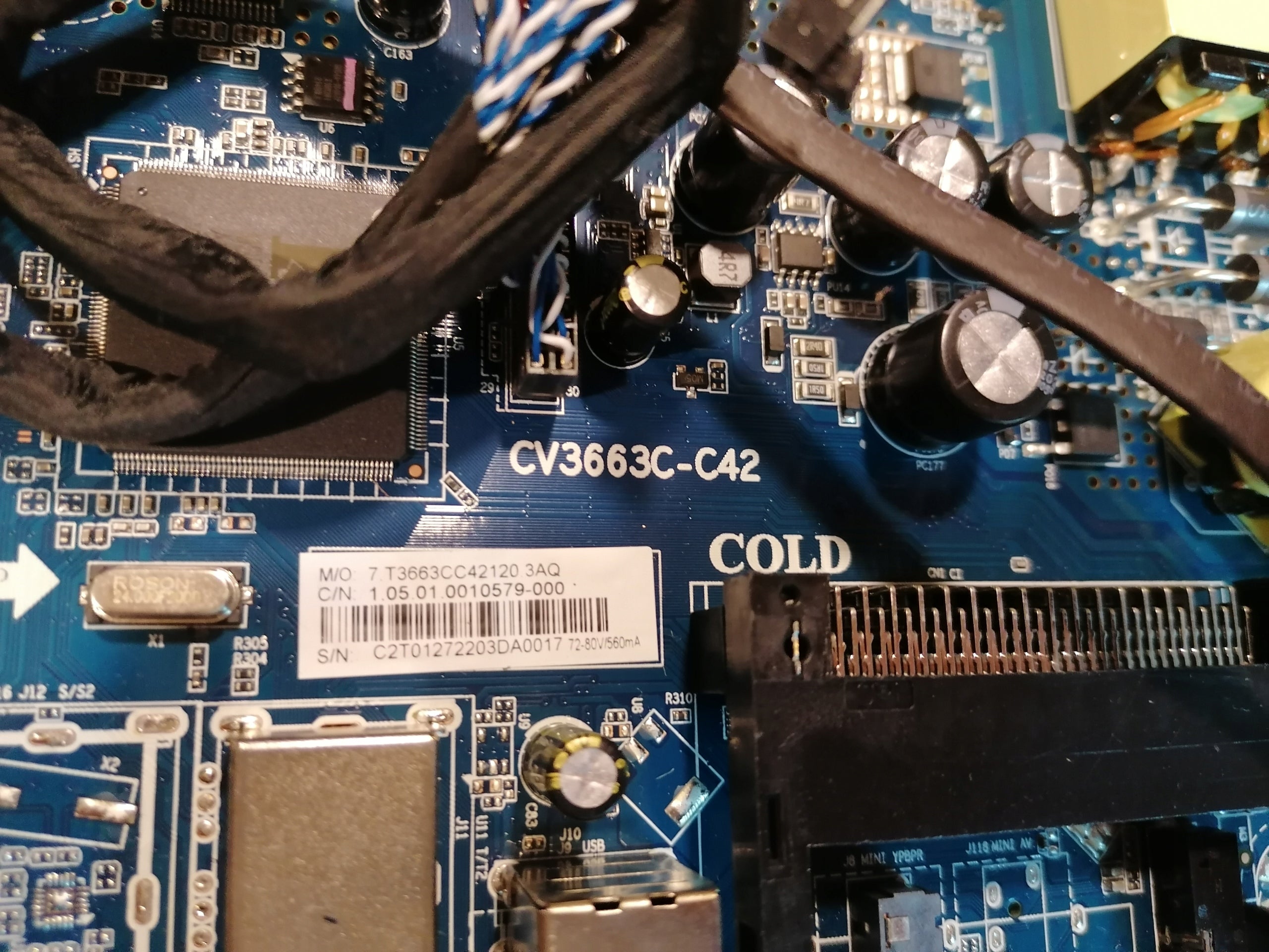 Motherboard CV3663C-C42 MANTA 43LFN120D Manufacturer Manta