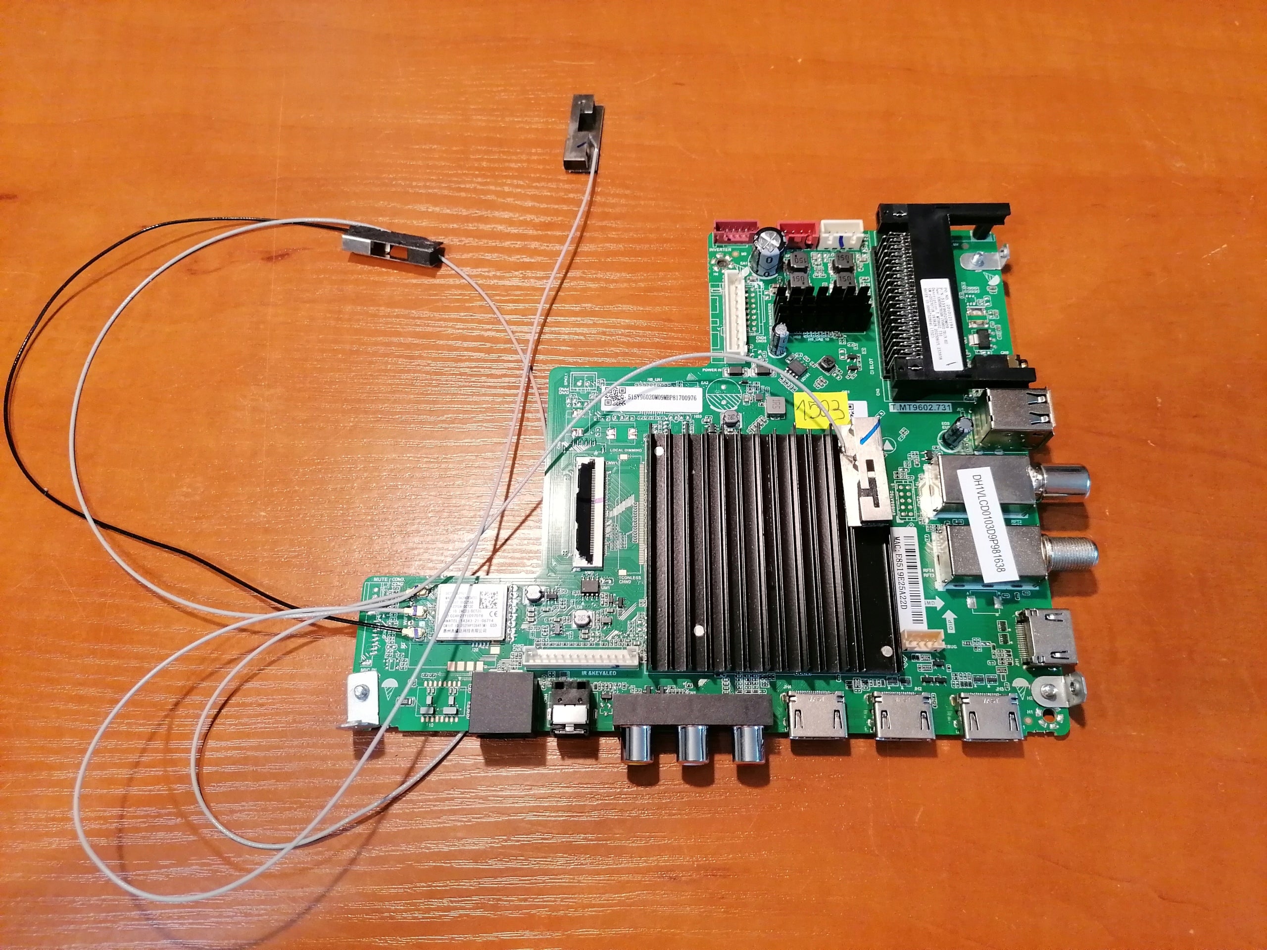 Motherboard T.MT9602.731 HAIER H50K702UG Manufacturer code T.MT9602.731