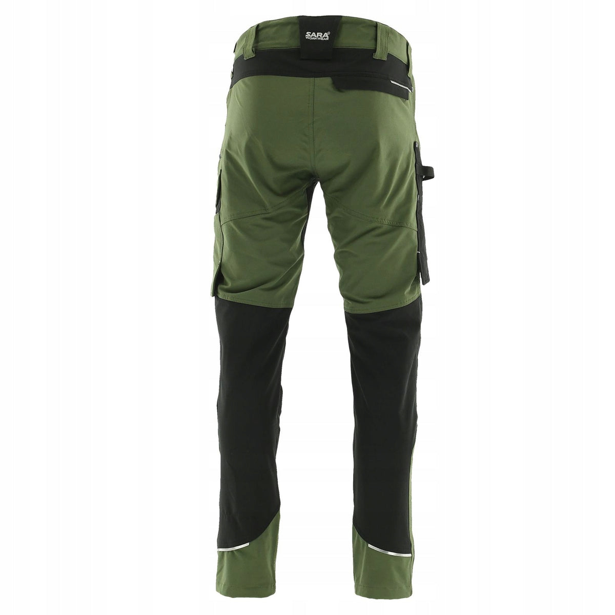 Motionflex Elastic Olive Men's 52 L Belt Work Pants Manufacturer code MOTIONFLEX