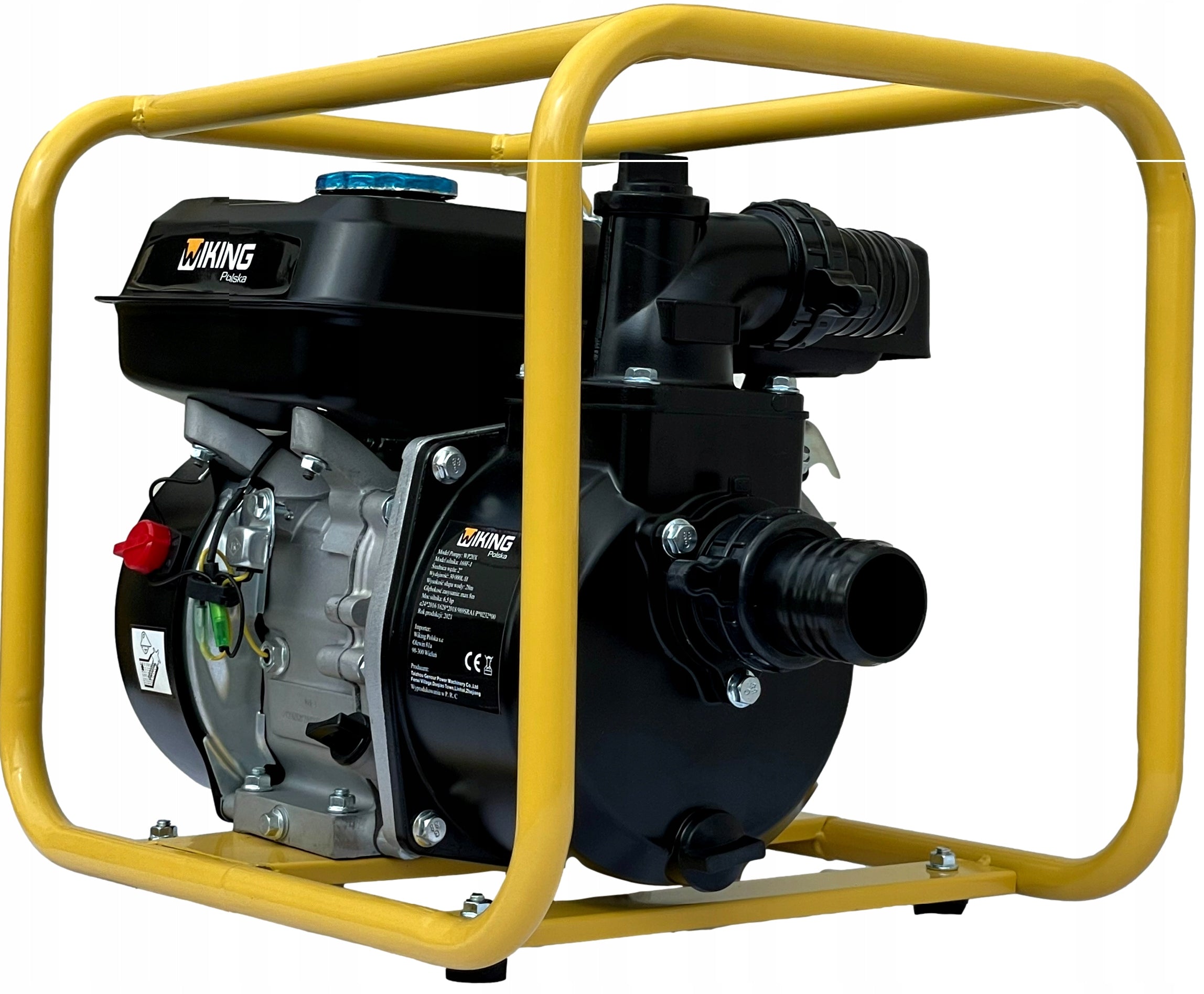 Motopump diesel pump 2" inches for water COMPANY VIKING Poland + hoses Engine power 4800 W
