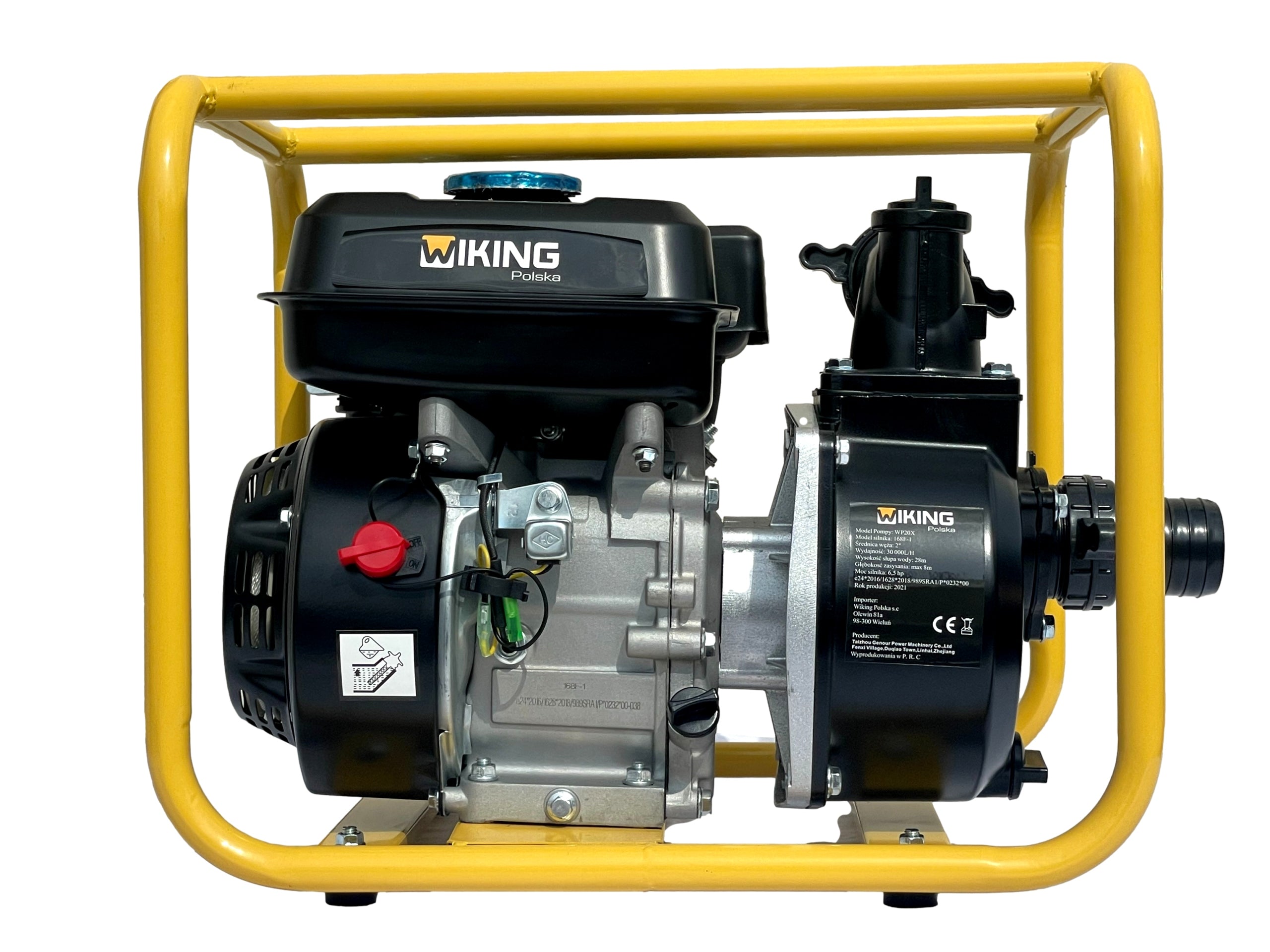 Motopump diesel pump 2" inches for water COMPANY VIKING Poland + hoses Packaging status original