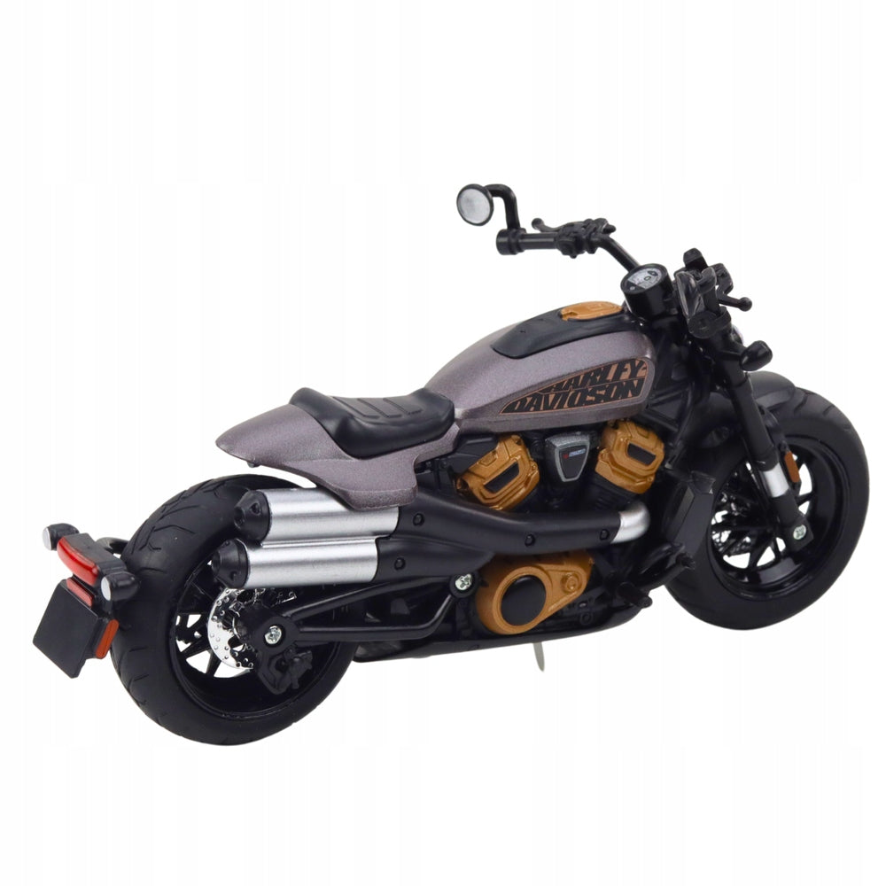 Motorcycle Chopper Metal Lights Sounds Black S Batteries Nie
