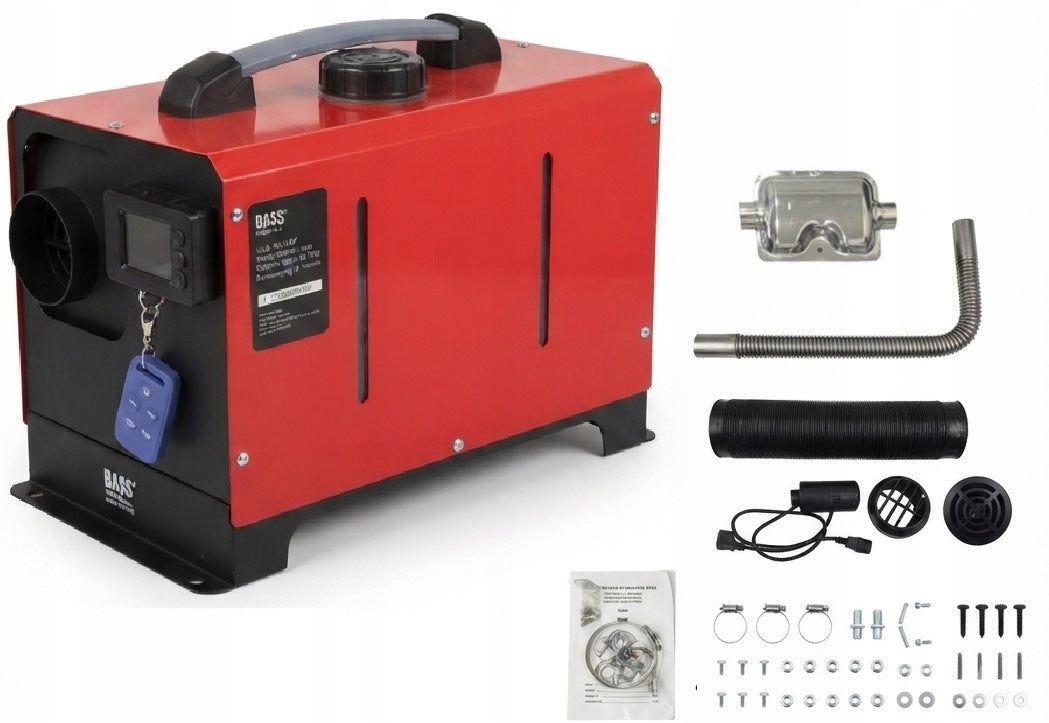 Motorcycle Heater Diesel 12kW 12 24V 230V Heating Portable Workshop