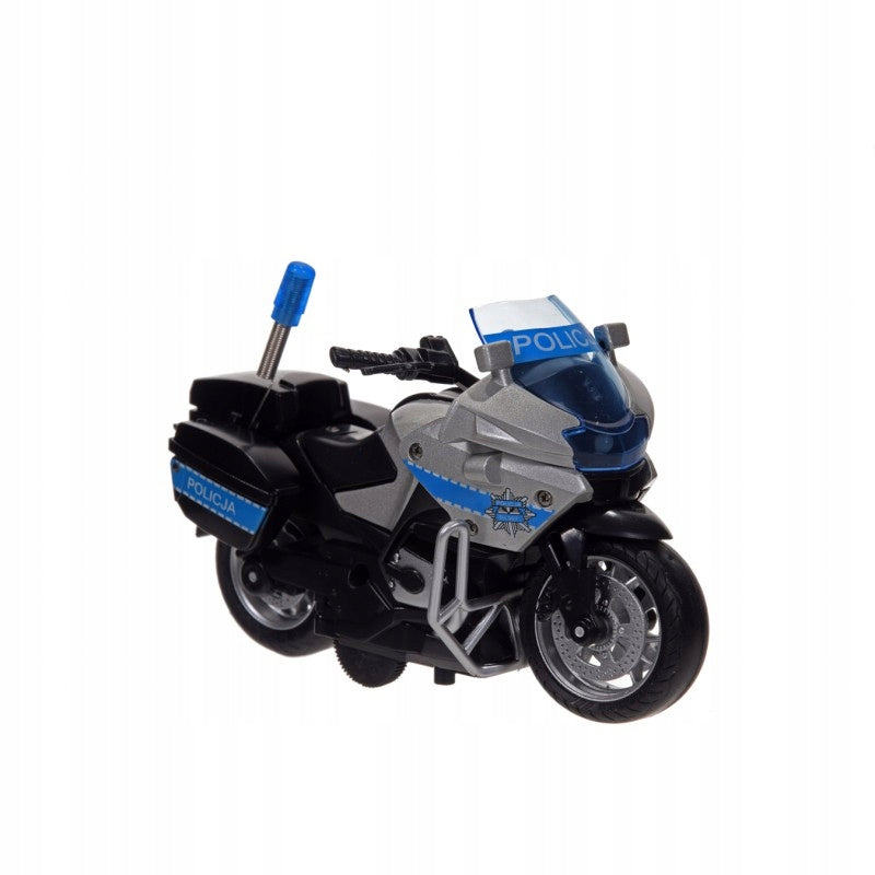 Motorcycle Police 13cm sw/dzw drive PL HKG102 3135 Length 15 cm