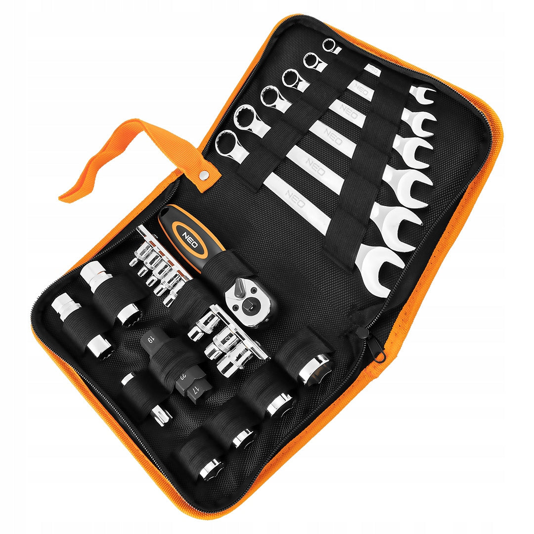 Motorcycle Tool Kit 25 Elements Key Case NEO TOOLS Brand NEO TOOLS