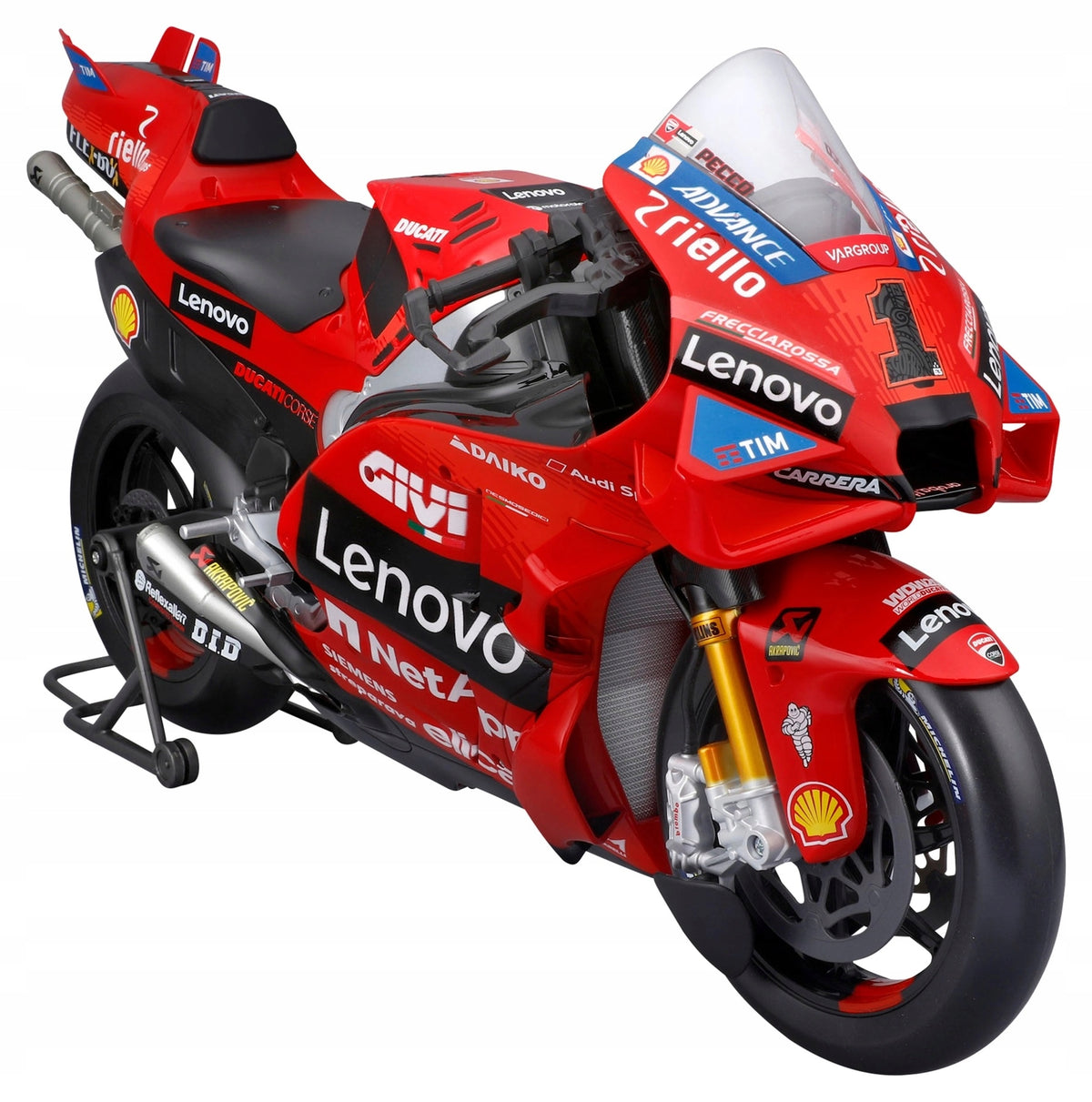 Motorcycle model folded Maisto Ducati LENOVO GP 2024 1:6 BIG gift Brand Maisto