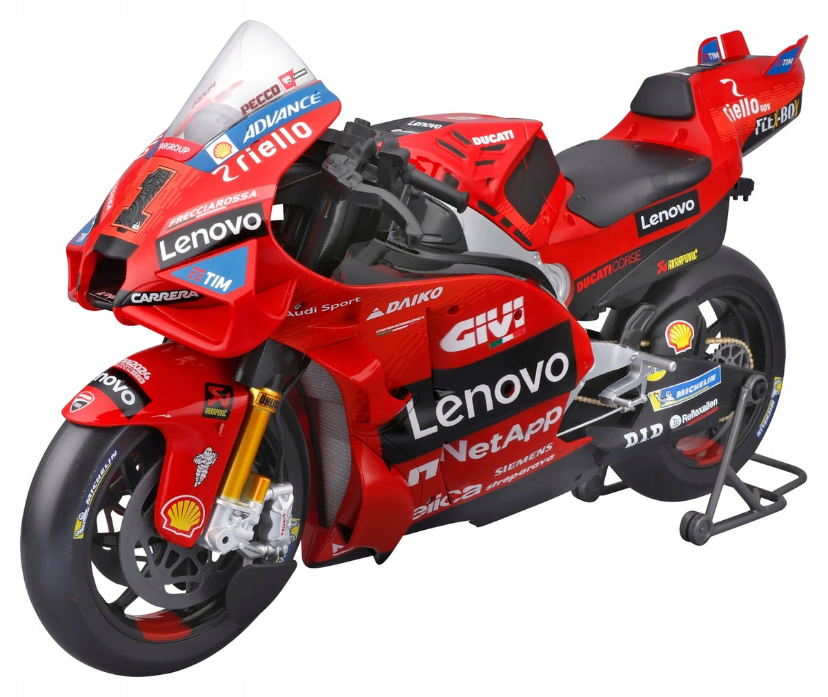 Motorcycle model folded Maisto Ducati LENOVO GP 2024 1:6 BIG gift