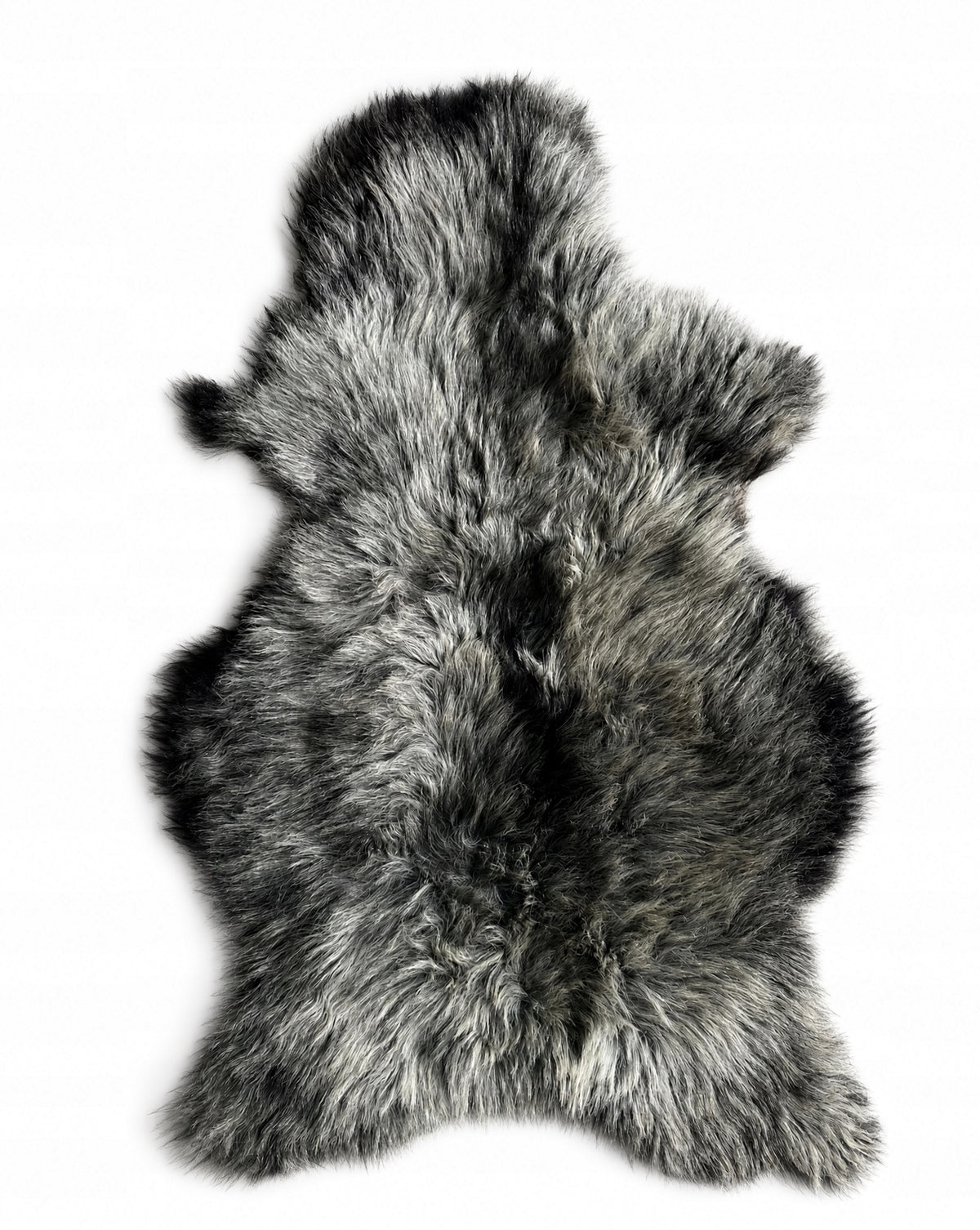 Mountain sheepskin "DARK GREY" - 140cm/XL (Mother) 100%Natural!