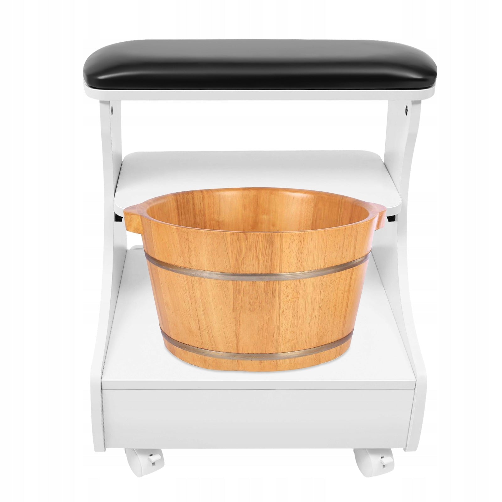 Movable Foot Bath And Manicure Stool, Supports 20kg For Home And Nail Salon
