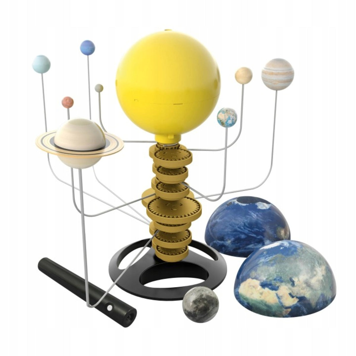 Moving model of the solar system for children 8 planets – BUKI 8+ Brand Buki