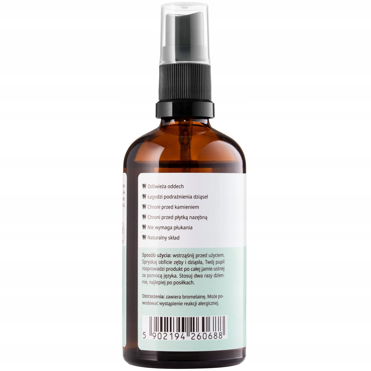 Mubo Dental Spray 100ml - natural toothpaste spray for dogs Packaging status original