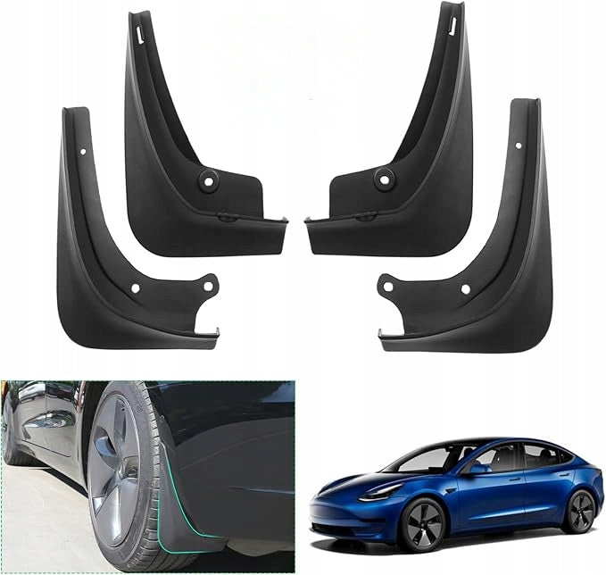 Mudguard splashers front and rear Tesla Model Y 2017-2022 2023 Gafat EAN (GTIN) 0757350366828