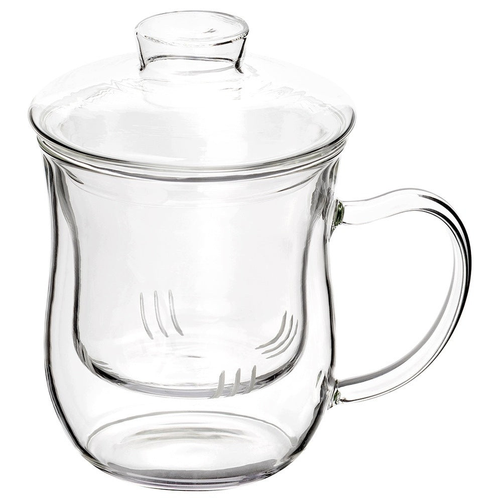 Mug WITH INFUSER lid glass infuser for tea herbs 350 ml Brand Vilde