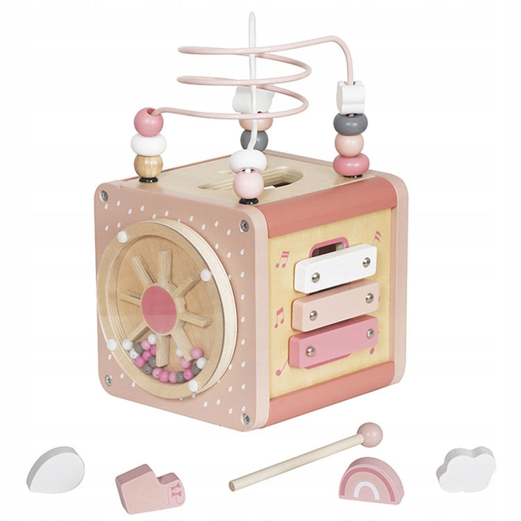 Multi-cube Wooden Educational Activation Cube montessori ZA5265