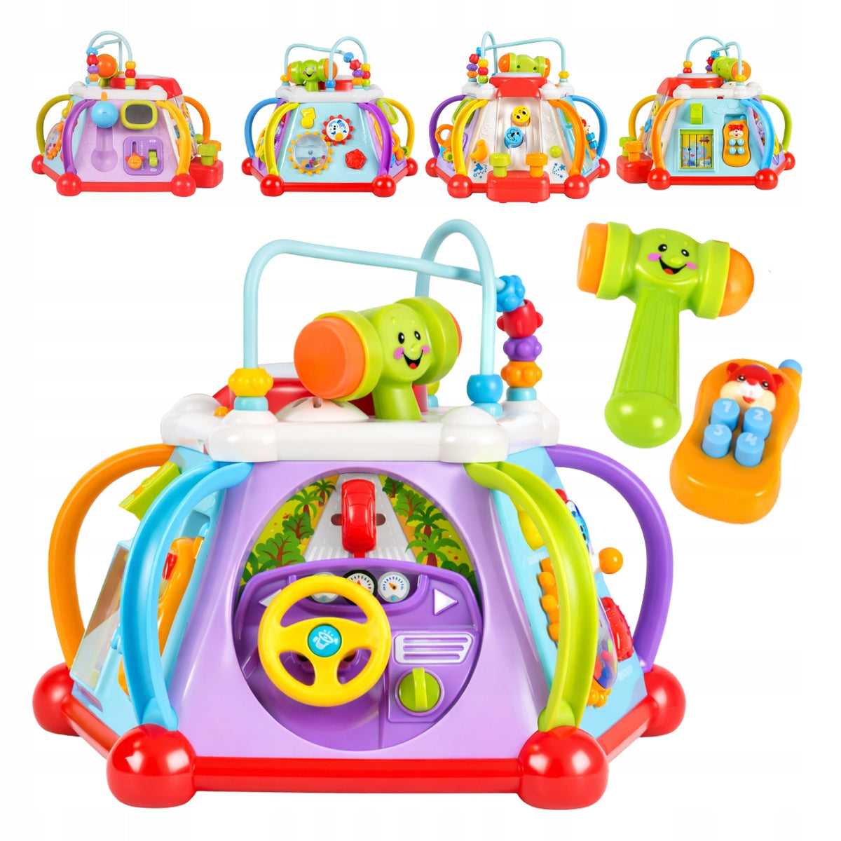 Multi-cube educational cube interactive large educational play center