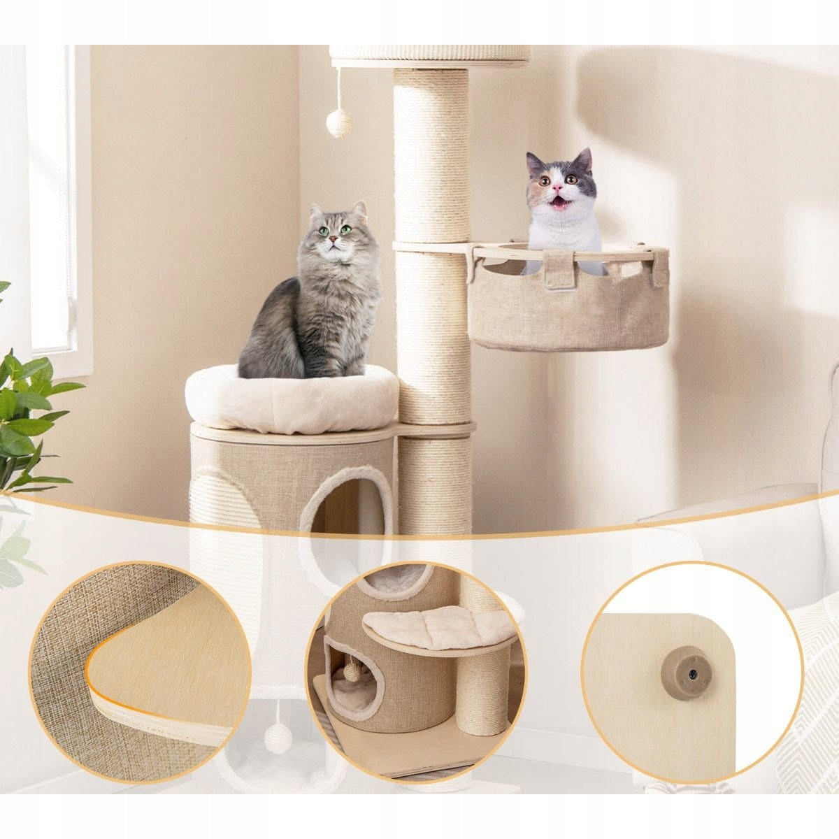 Multi-level cat scratcher Bed Number of levels 2