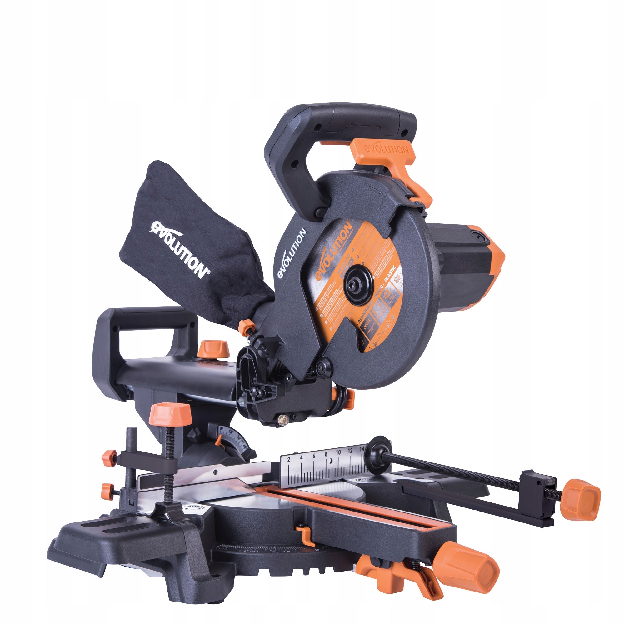 Multi-purpose miter saw with guides EVOLUTION R210SMS PLUS 210mm