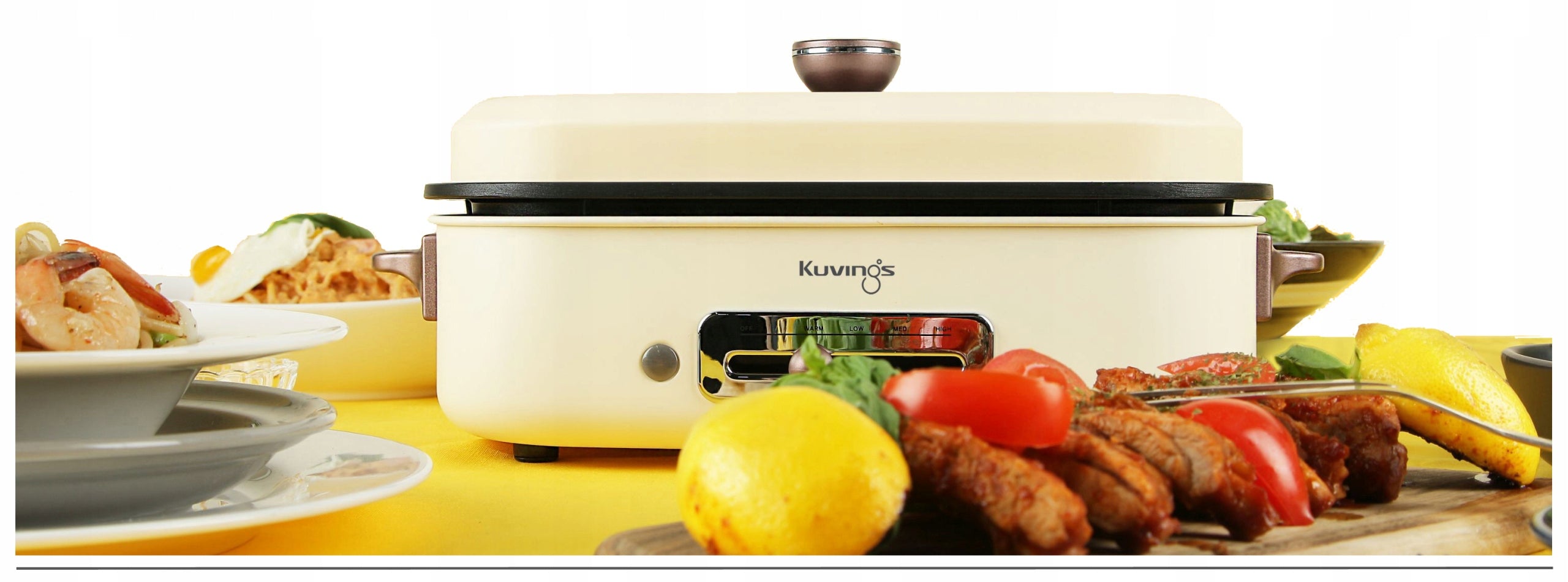 MultiGrill KUVINGS ELECTRIC CERAMIC, MULTIFUNCTIONAL, TABLE Temperature control yes