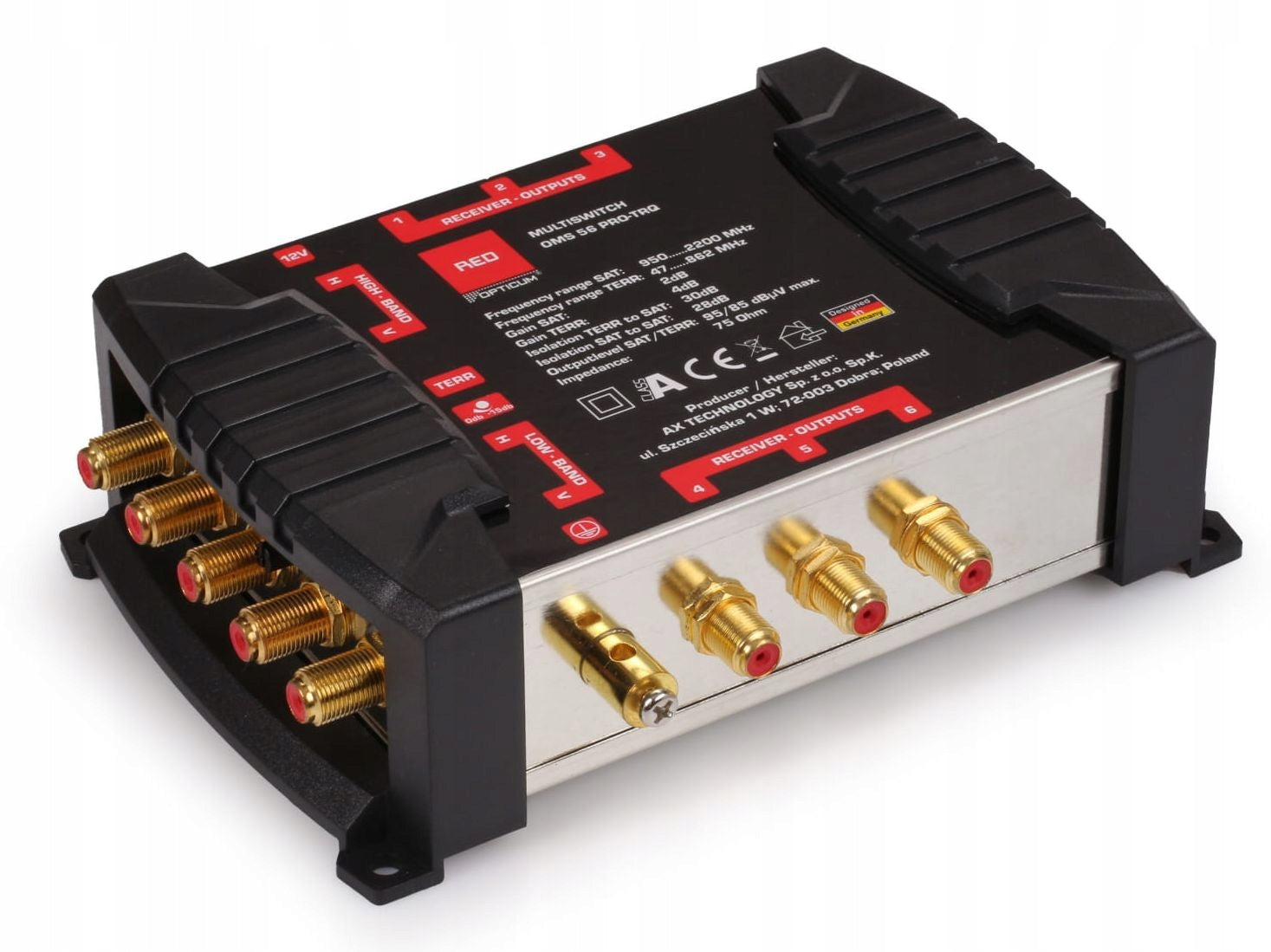 MultiSwitch 5/ 6 Outputs OPTICUM Satellite + Ground Brand Opticum