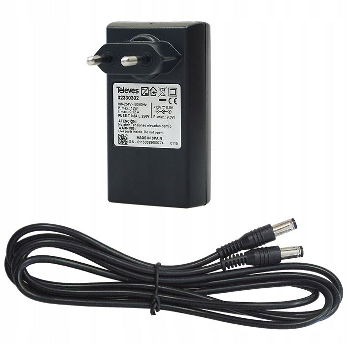 MultiSwitch 5/ 8 Outputs Televes 714303 NevoSwitch TV SAT 12V for DVB-T2 Antennas Manufacturer code 714303