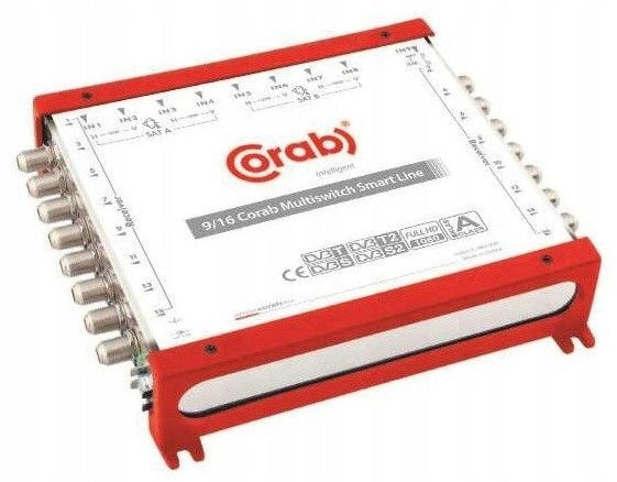 MultiSwitch 9/ 16 Corab Outputs 2x SAT + DVB-T TV