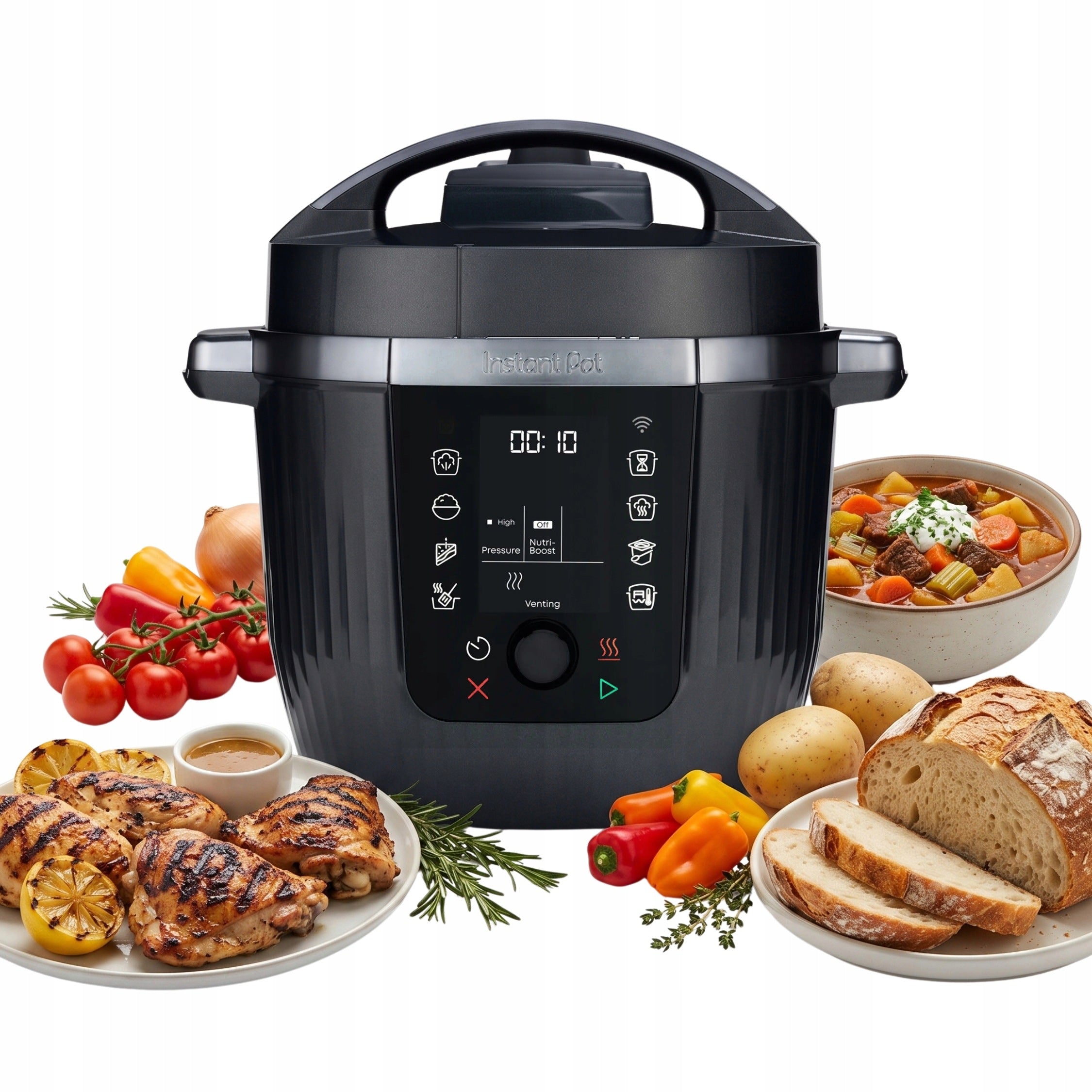 Multicooker INSTANT POT PRO 6 WiFi 5,7 L Pressure Cooker 10in1 1200W Graphite