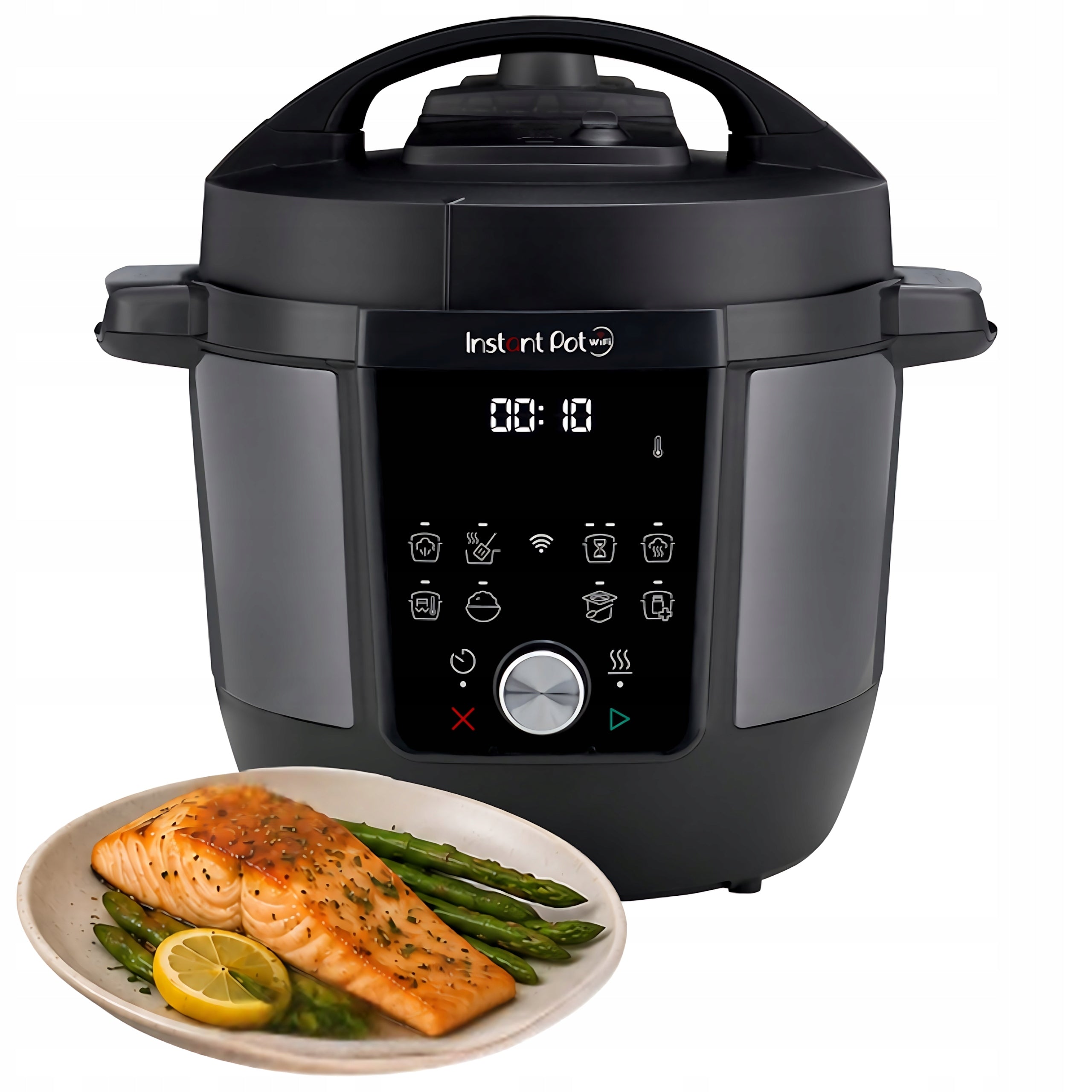 Multicooker Instant Pot Plus 5,7L 9in1 Pressure Cooker Slow Cooker 1000 W Black