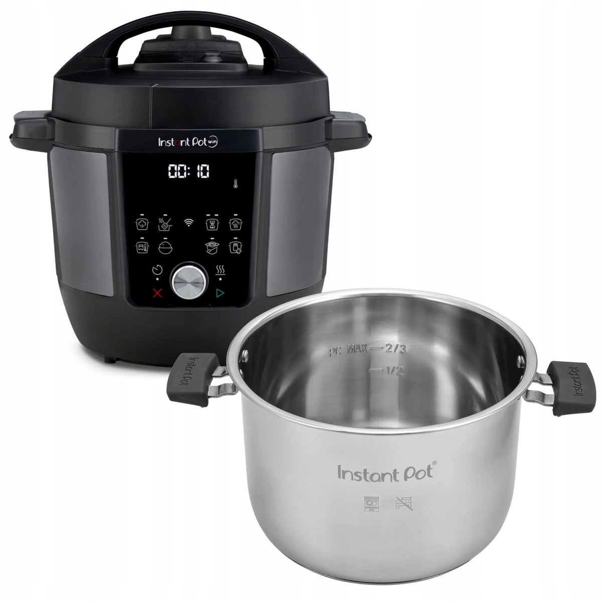 Multicooker Instant Pot Rio Plus 5.7L WiFi Pressure Cooker 9in1 1000W Graphite Brand Instant Pot