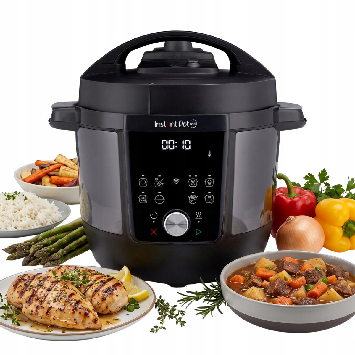 Multicooker Instant Pot Rio Plus 5.7L WiFi Pressure Cooker 9in1 1000W Graphite