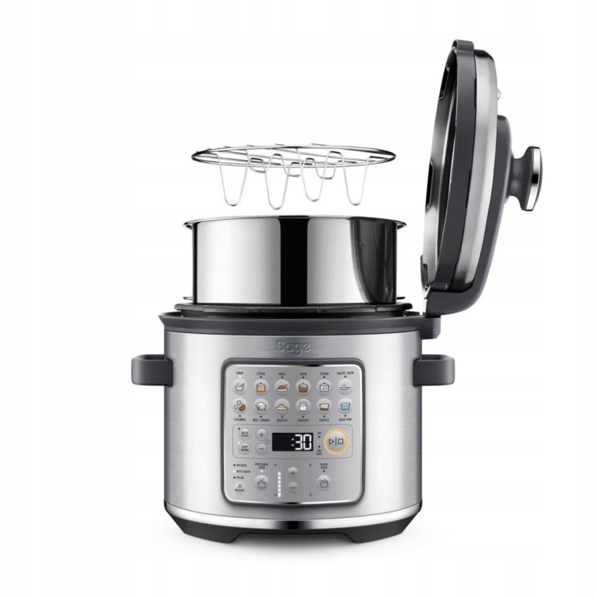 Multicooker Sage the Fast Slow GO SPR680BSS - silver Brand Sage
