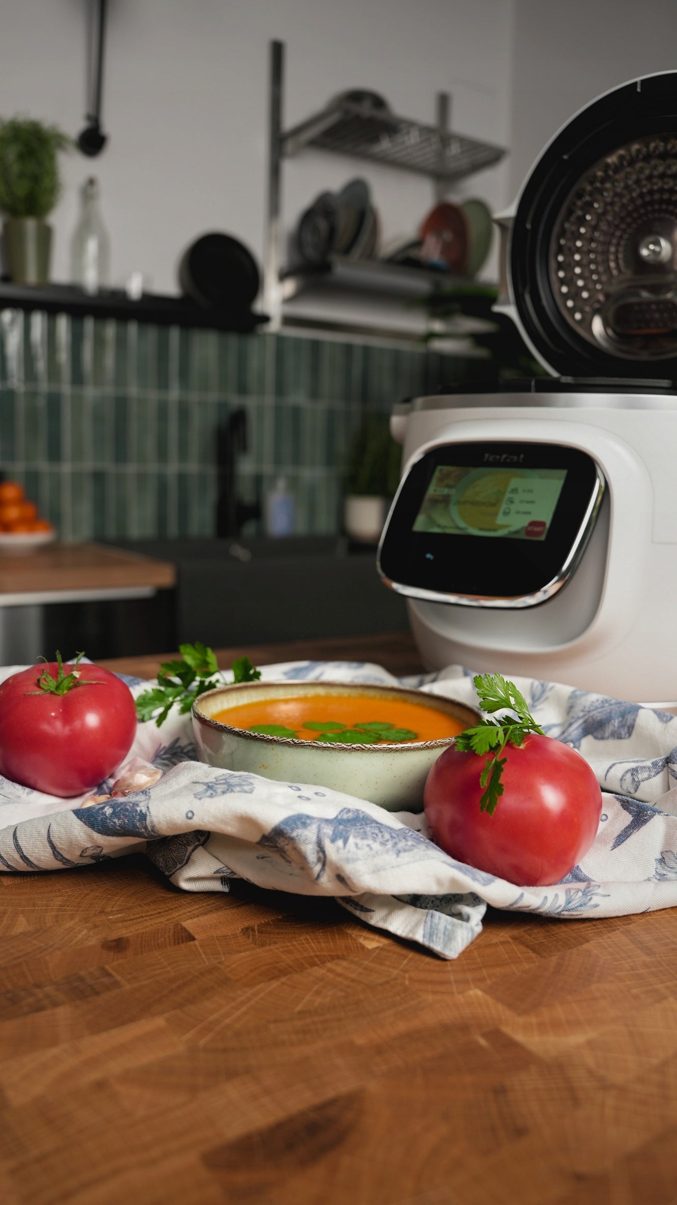 Multicooker TEFAL Cook4Me with lid for baking air fryer 1300 recipes Manufacturer code CY94X1F1