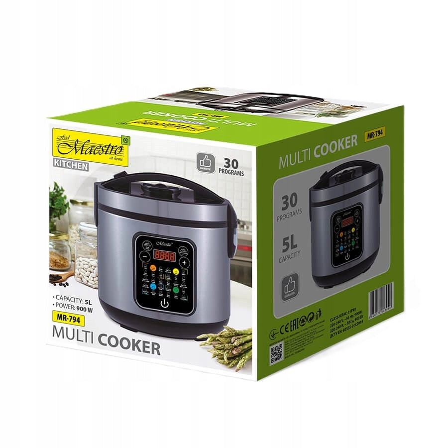 Multicooker electric pot 5 l, 30 programs, 900W | Maestro MR-794 EAN (GTIN) 4820177143999