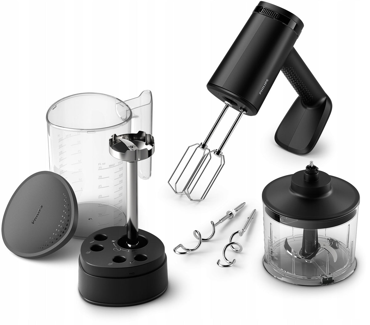 Multifunction Hand Mixer 2in1 Powerful 500W Blender Philips HR3781/20
