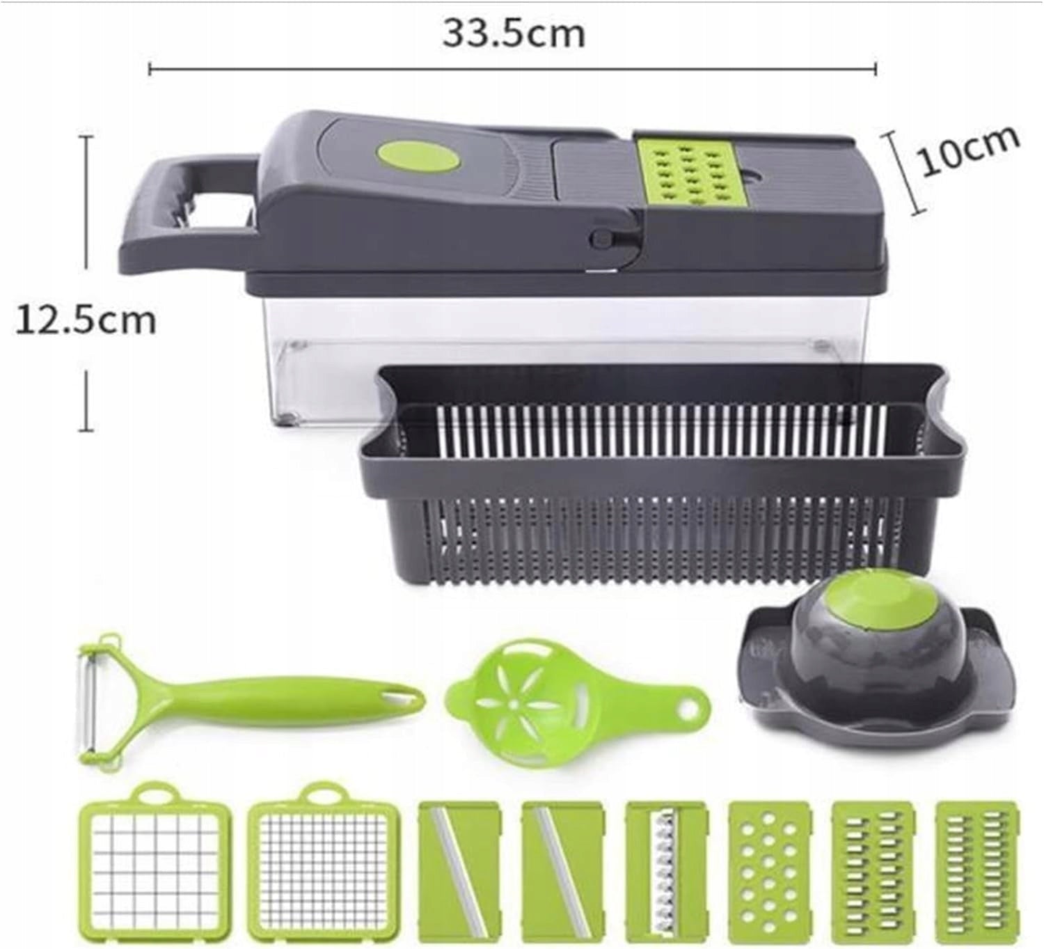 Multifunction Slicer for Fruit Vegetables TARKA 15 in 1 (808) Packaging status original