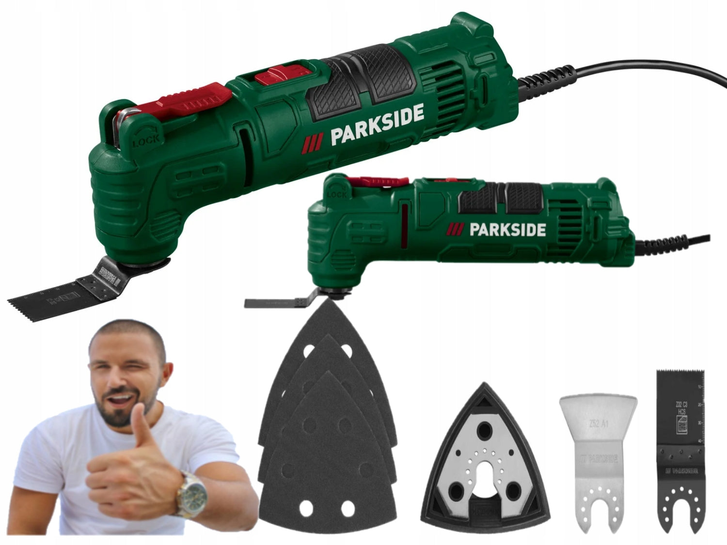 Multifunction grinding tool PARKSIDE + XXL accessories