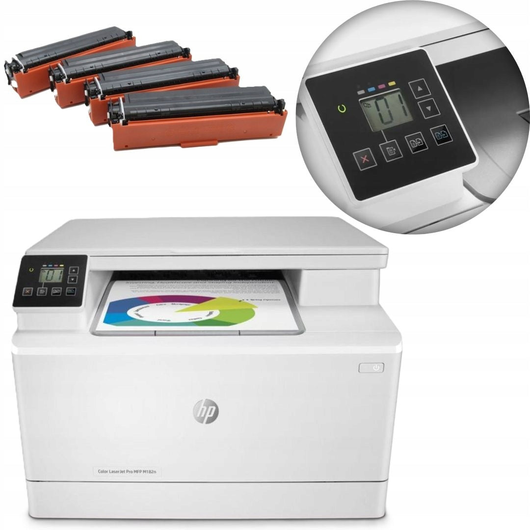 Multifunction laser printer color HP Laser MFP M182n