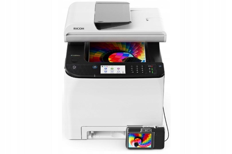 Multifunction laser printer color Ricoh SP C262SFNW LOW MILEAGE 34k Manufacturer code 934974