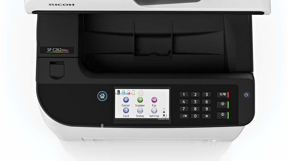 Multifunction laser printer color Ricoh SP C262SFNW LOW MILEAGE 34k