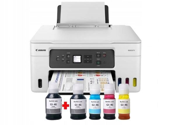 Multifunction printer Canon MAXIFY GX3040 + additional ink black