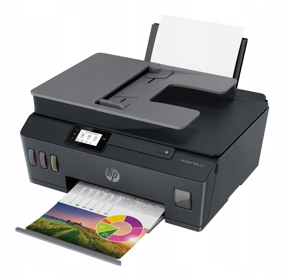 Multifunction printer HP Smart Tank 530 PRINTING SCAN COPY ADF WIFI + INKS Packaging status original