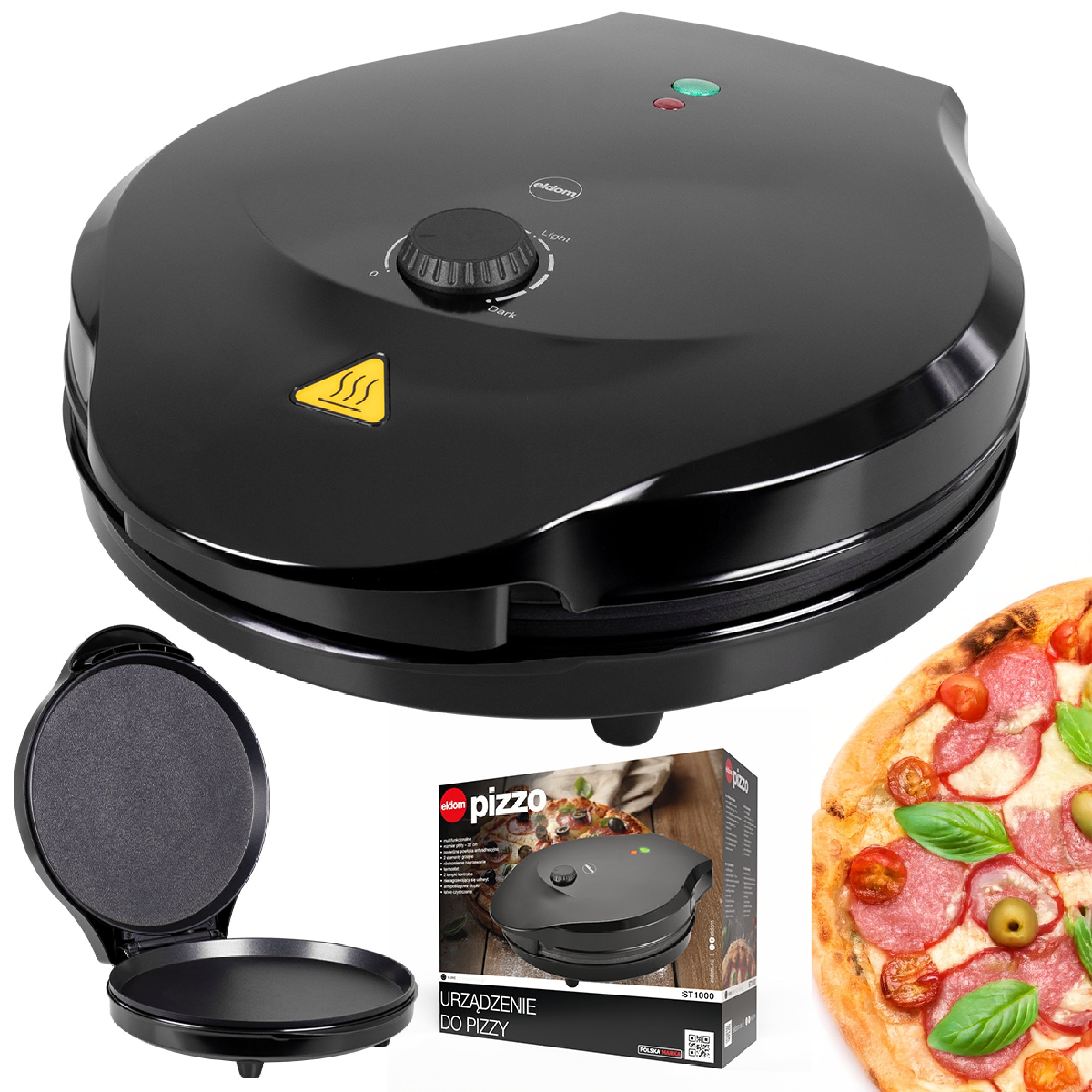 Multifunction toaster pizza oven mini oven 32cm 1450W Eldom