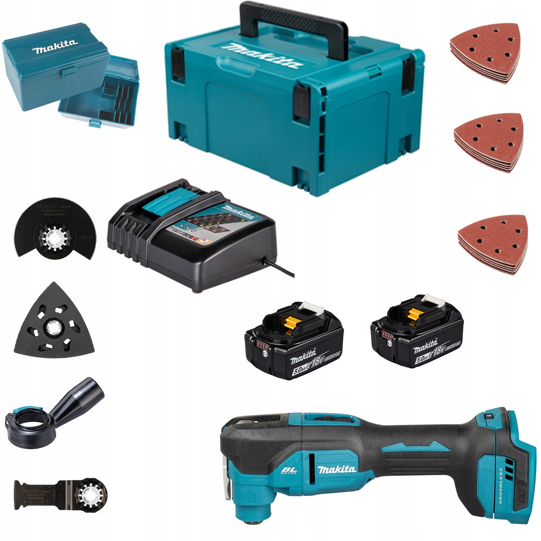 Multifunction tool Makita DTM53RTJX1 XPT BL 2x5Ah suitcase