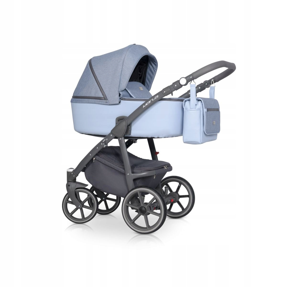 Multifunction trolley 2in1 MARLA large gondola ISOFIX Ready aluminum set Packaging status original