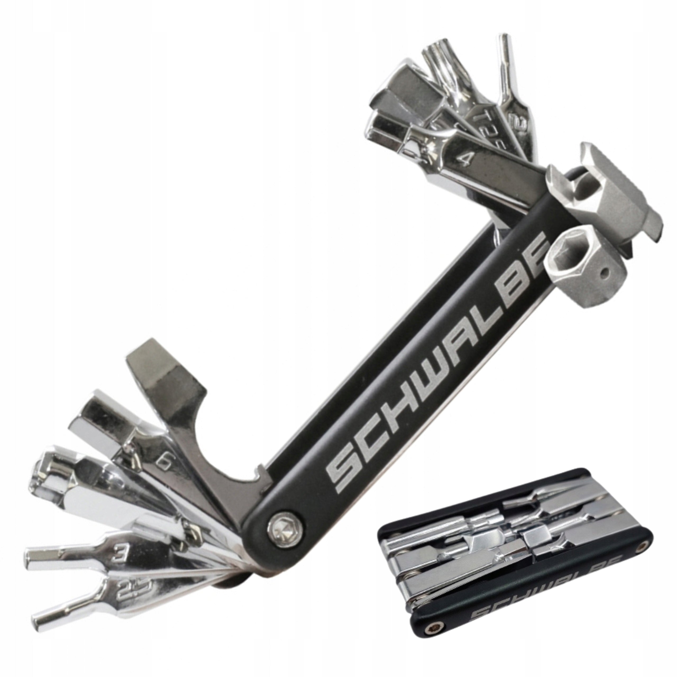Multifunction wrench MULTITOOL SCHWALBE 2.0 13in1 for valve inserts