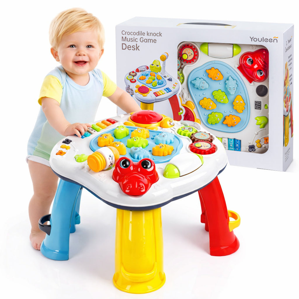 Multifunctional Educational MUSICAL CROCODILE TABLE Piano Beater Hammer