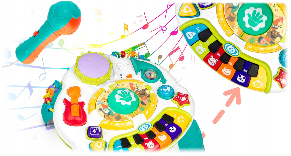 Multifunctional Educational Musical Children's Table Piano Microphone Brand DK