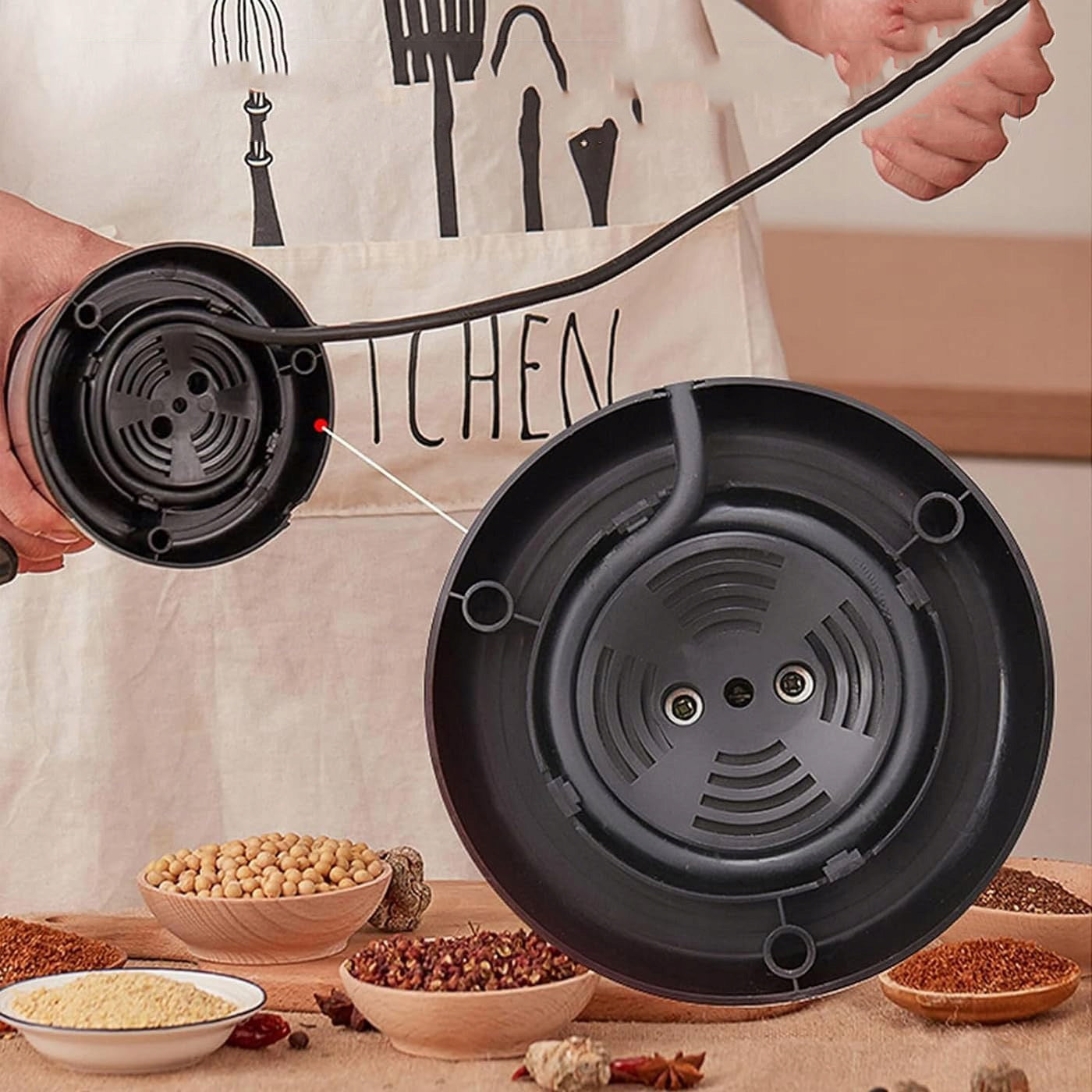 Multifunctional Grinder Made of Stainless Steel, for Cereals, Spices Brand no brand