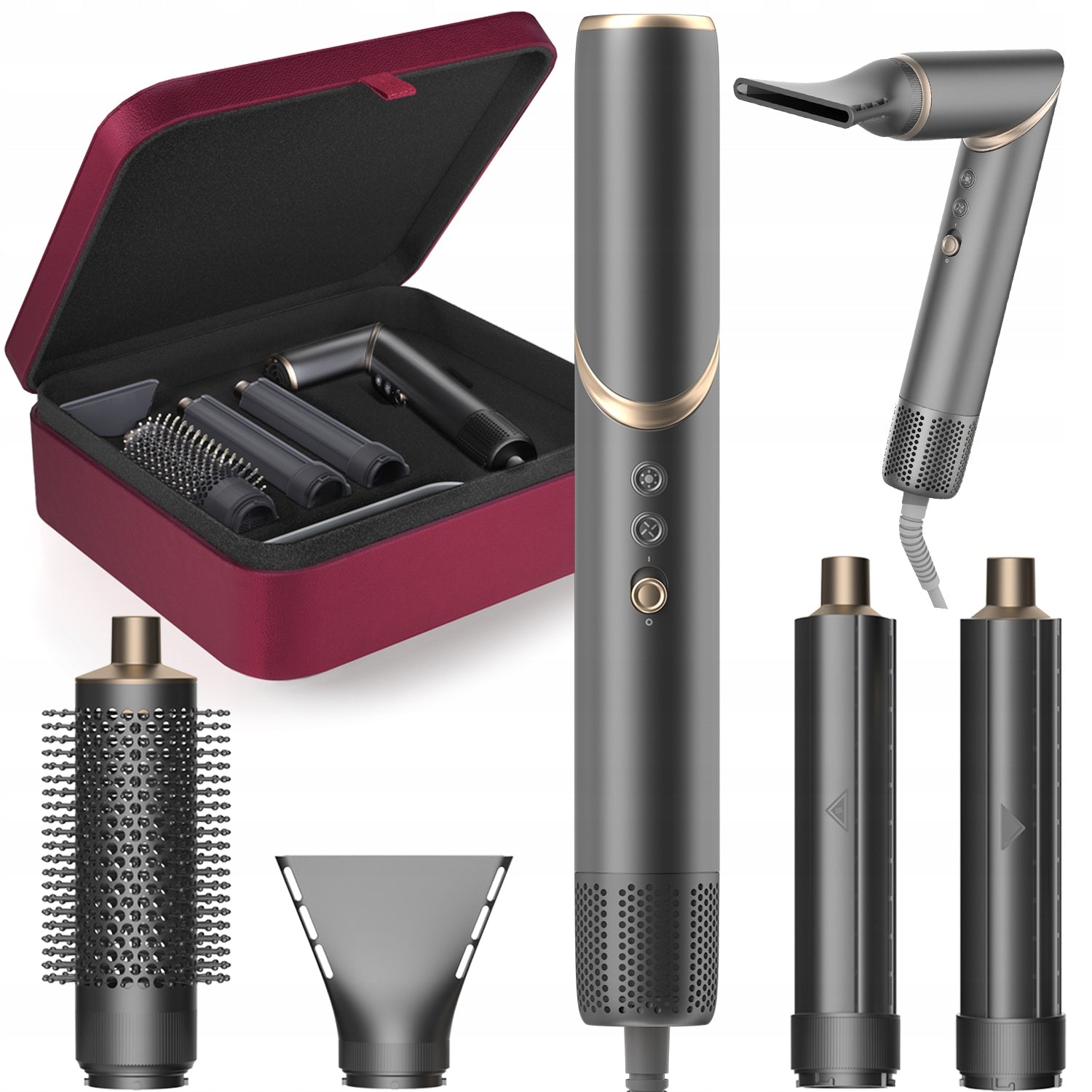 Multifunctional Hair Dryer COSHARE InStyle HS30E Hair Dryer Curler